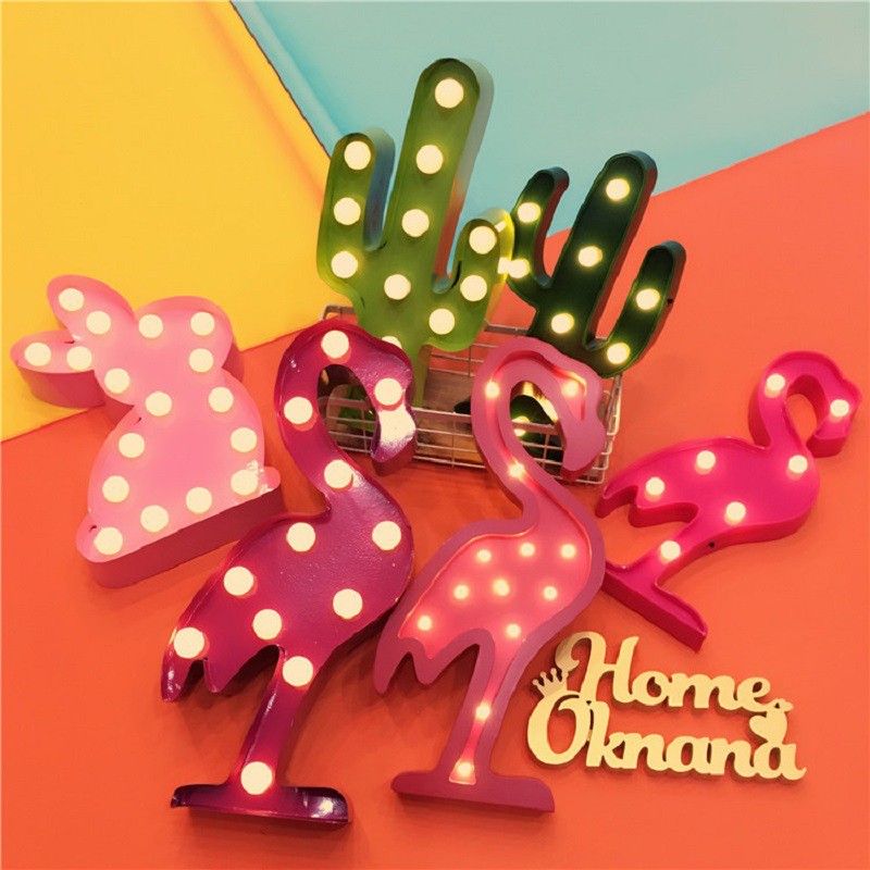 Lampu tidur Lampu Dekorasi Lampu Kekinian Kaktus Bunga