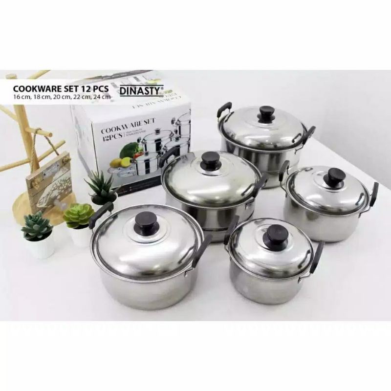 Panci Stainless 5in1 / Panci Set