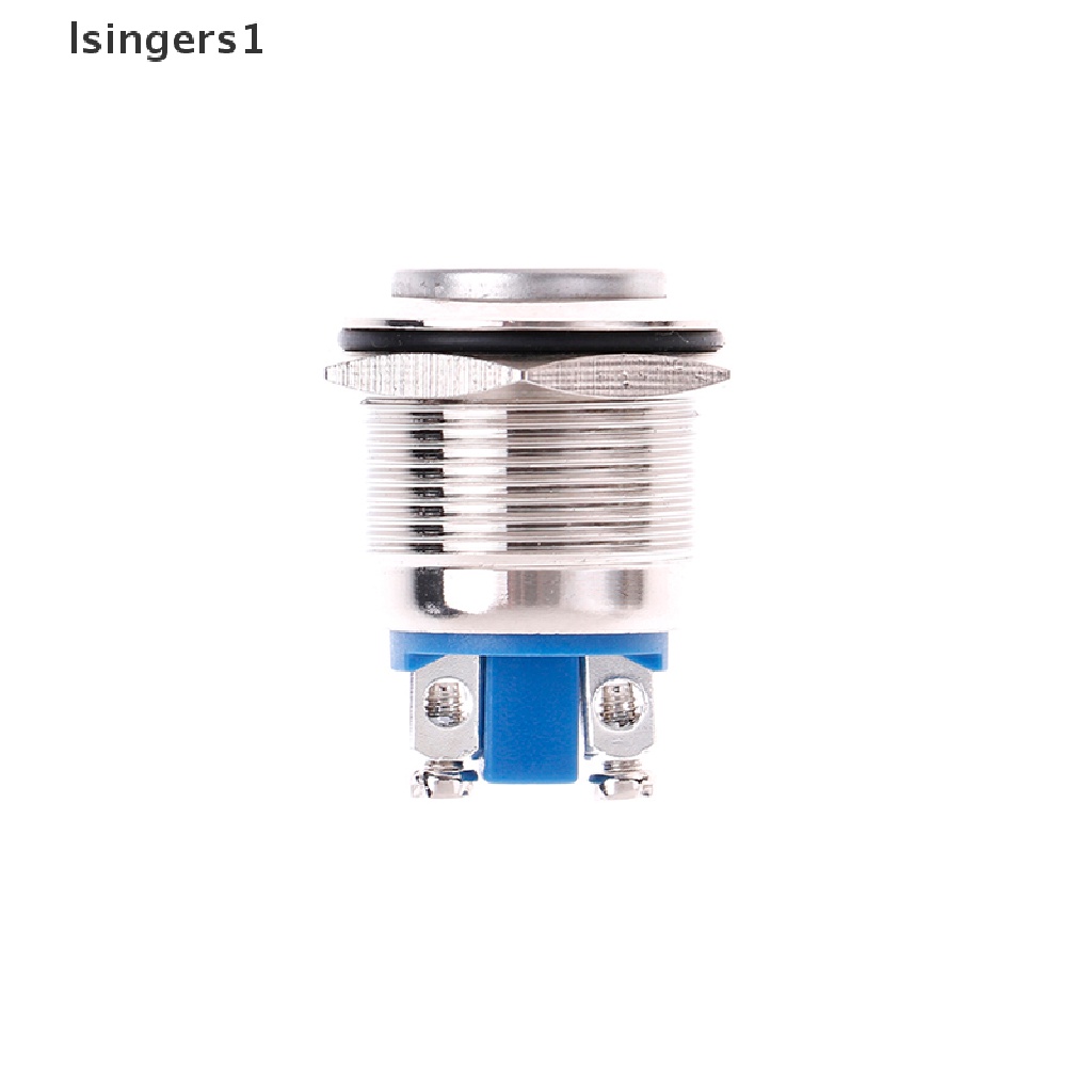 (lsingers1) 1pc Tombol Tekan momentary 19mm Anti Air Bahan metal