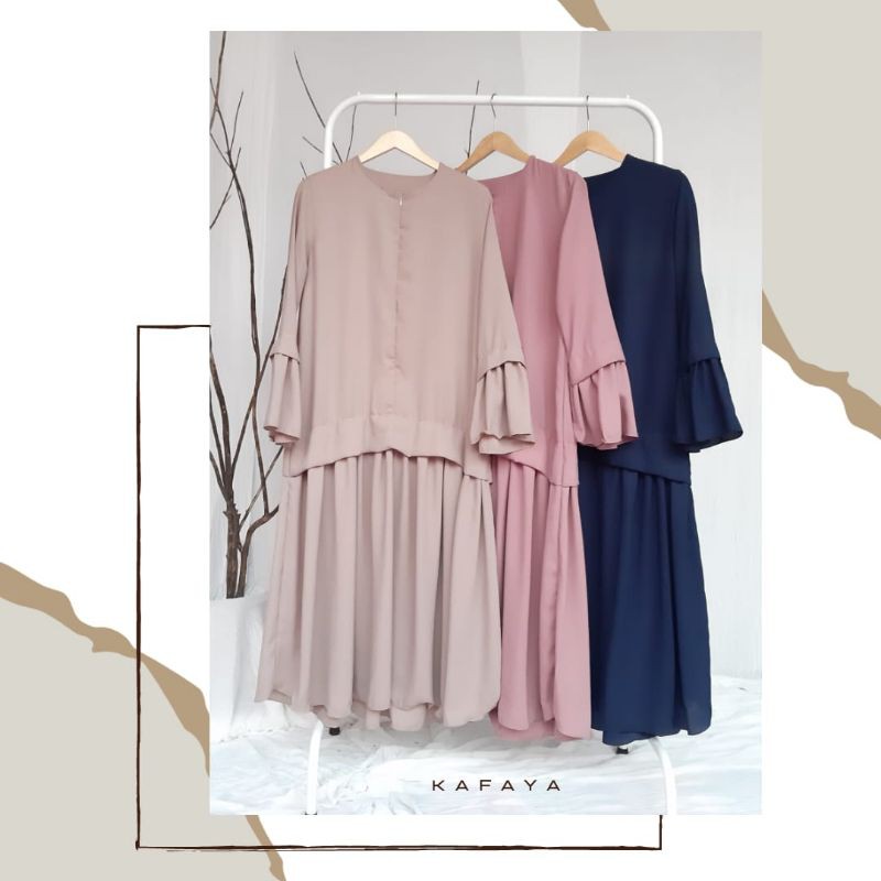 ELIFE DRESS | Dress Gamis Wollycrepe