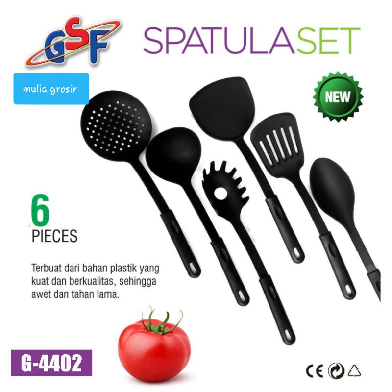 Spatula Set Gsf Isi 6 / Sutil Set Gsf Isi 6pcs