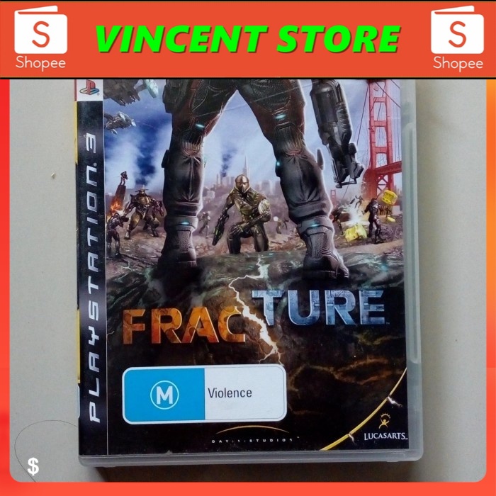 bd PS3 kaset game FRACTURE / FRAC TURE