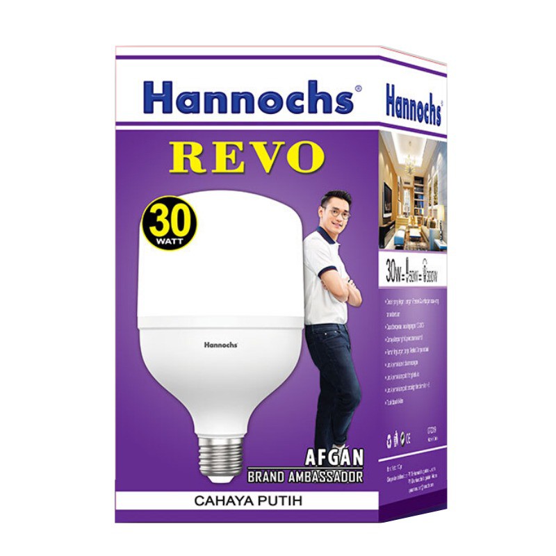 Hannochs LED Revo 30W Cool Daylight/Putih