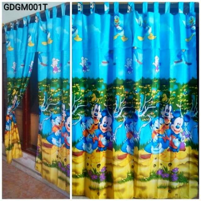 Gorden tali Renda Disney gorden disney gorden murah gorden kamar gorden mewah gorden karakter