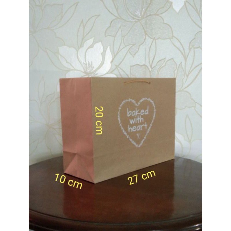 

paper bag custom 27x10x20 | paperbag brownies | shoping bag