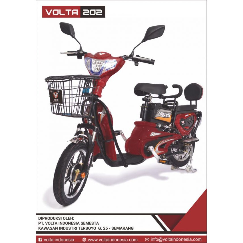 SEPEDA MOTOR ACCU / LISTRIK VOLTA BIKE 202