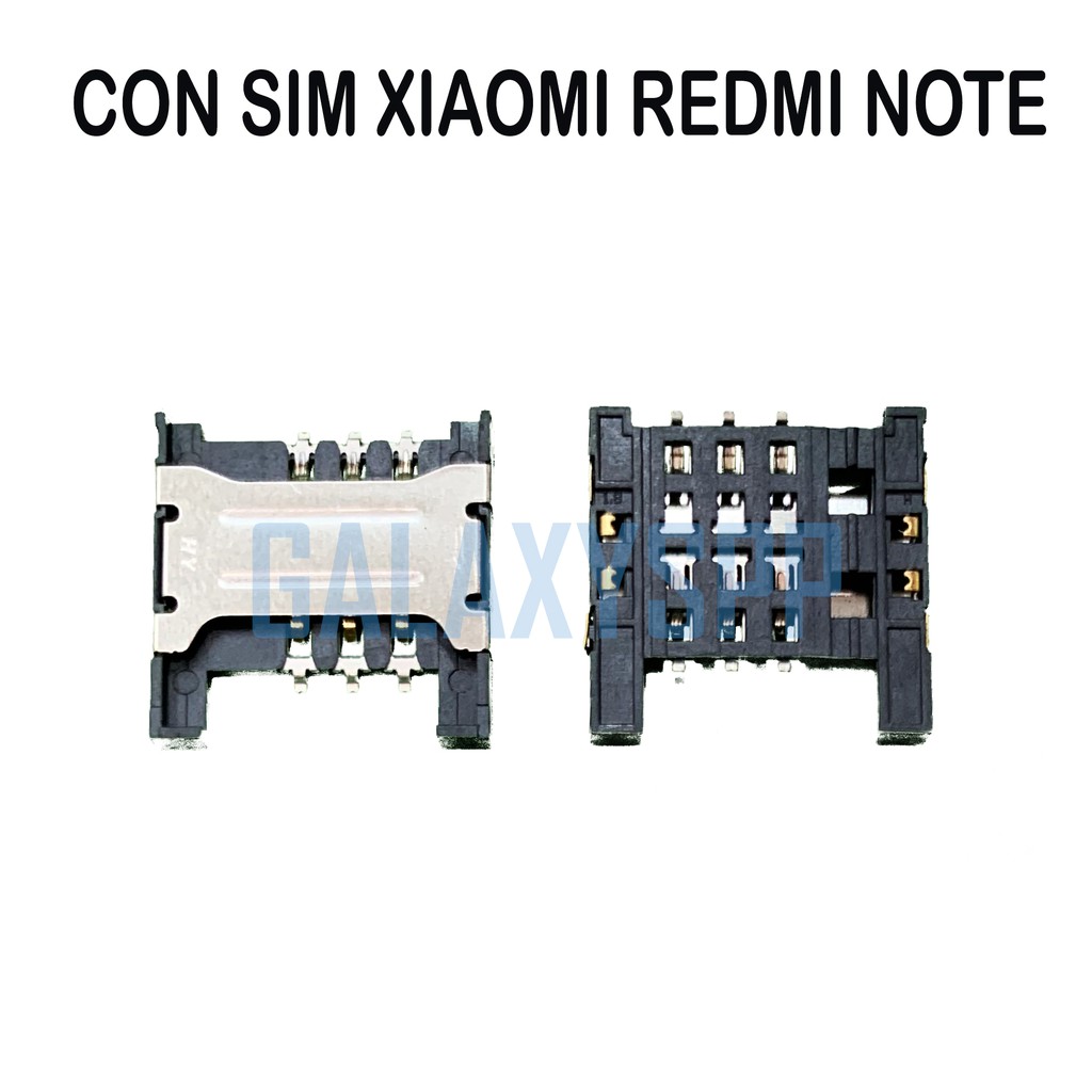 CON SIM CONEKTOR SIM REDMI NOTE