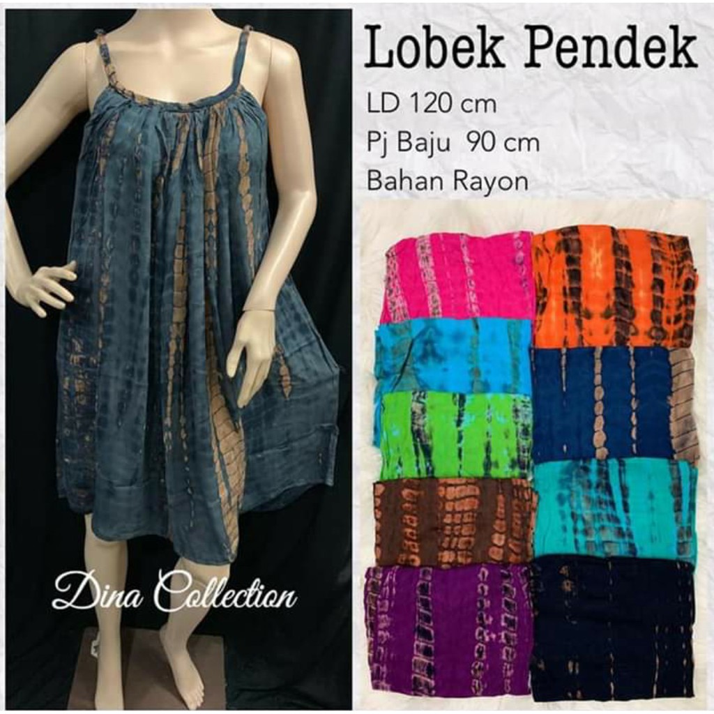 Dress lobek pendek