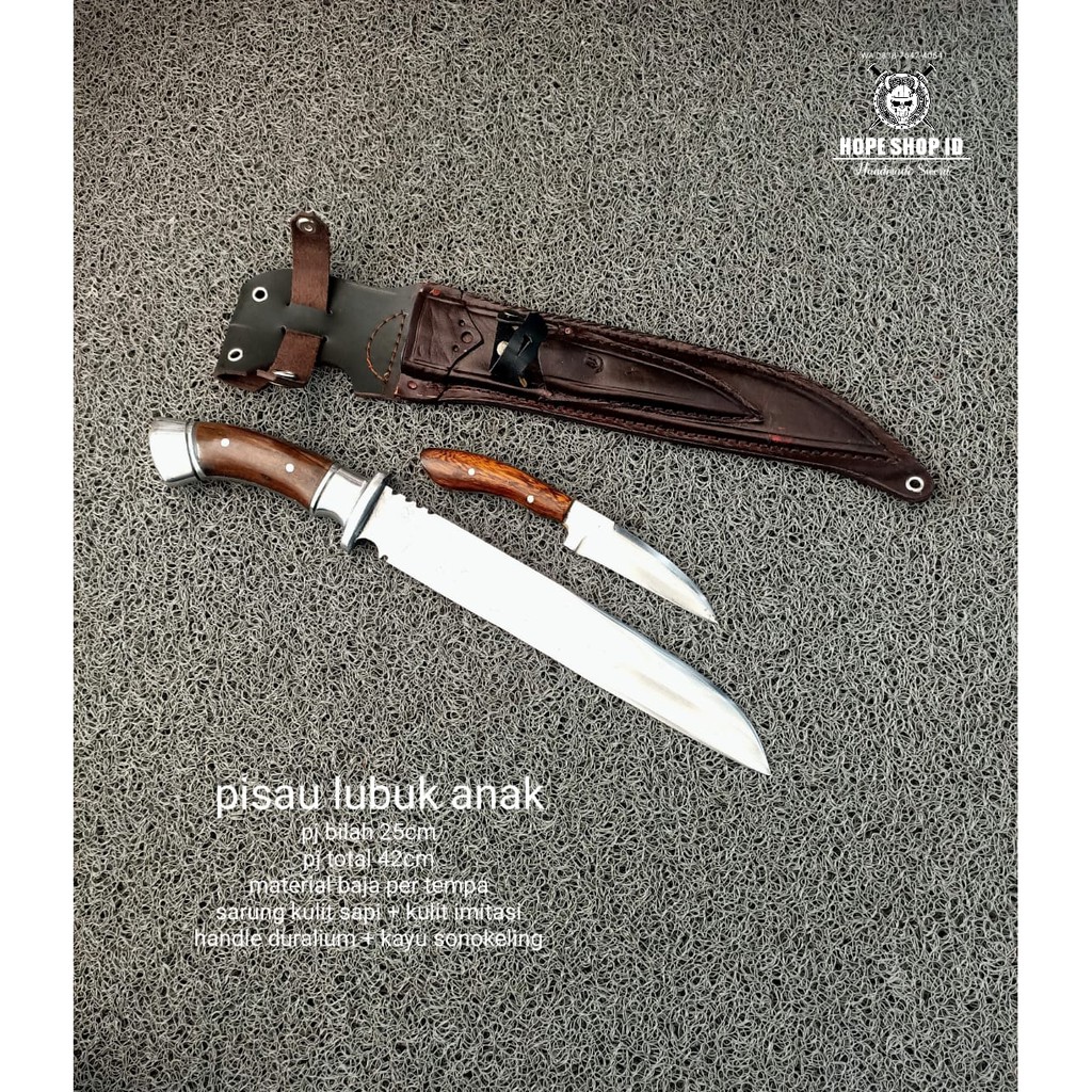 

PISAU LUBUK 2 INI 1 LEATHER ORI