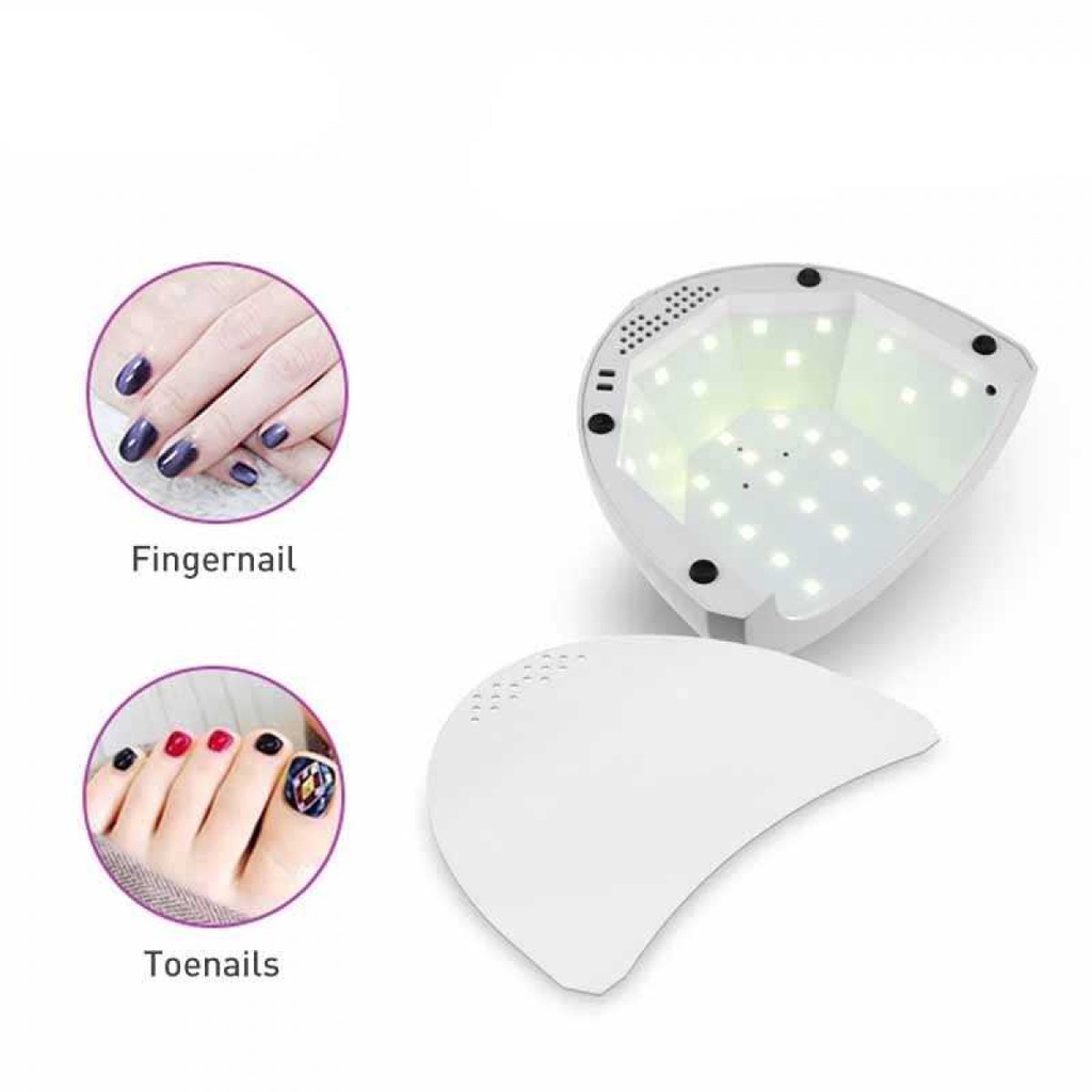 Pengering Kutek Kuku UV LED Nail Dryer 48W - CN48W Putih