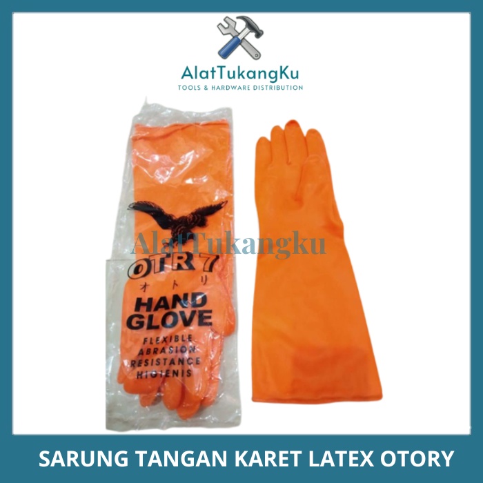 PROHEX Sarung Tangan Latex Karet Latex panjang 35 cm / Hand Glove PHX Latex Karet / Household Gloves