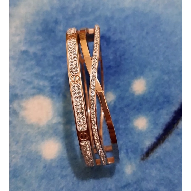 GELANG WANITA ASLI TITANIUM/PERHIASAN WANITA ASLI TITANIUM