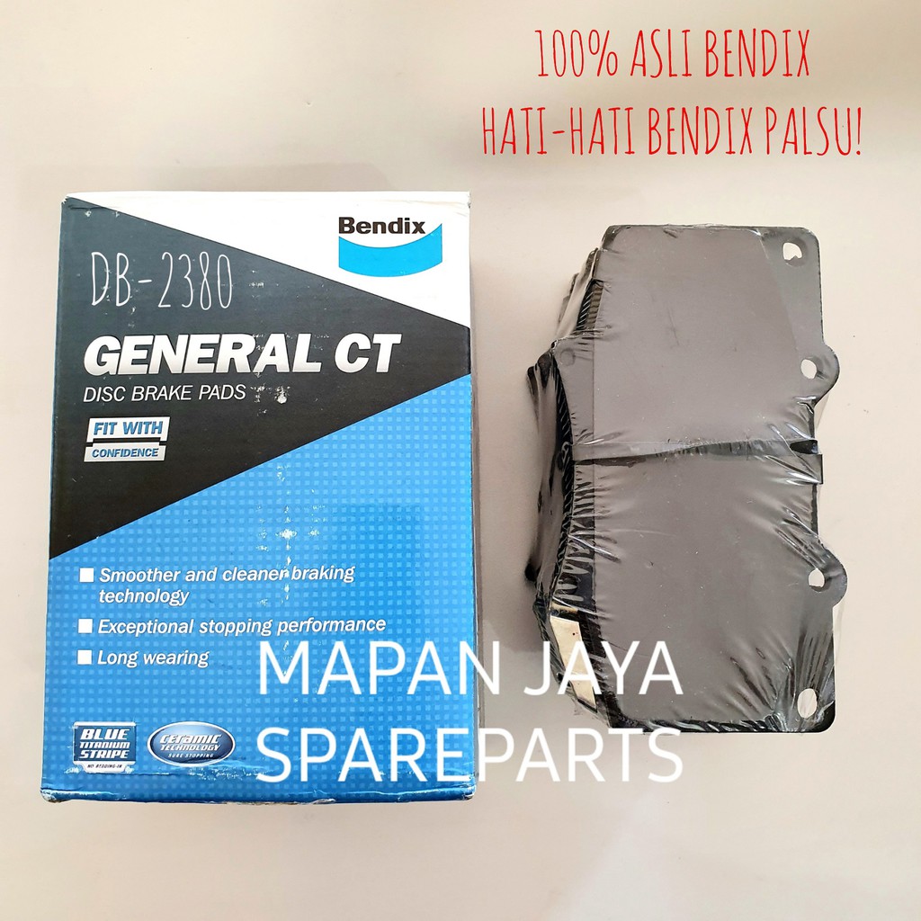 BENDIX BRAKE PAD - KAMPAS REM DEPAN FORTUNER VRZ