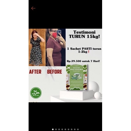 

SANGAT AMPUH!! JAMU HERBAL PENURUN BERAT BADAN!! GREEN DIET POWDER BY DINDA SHAFAY