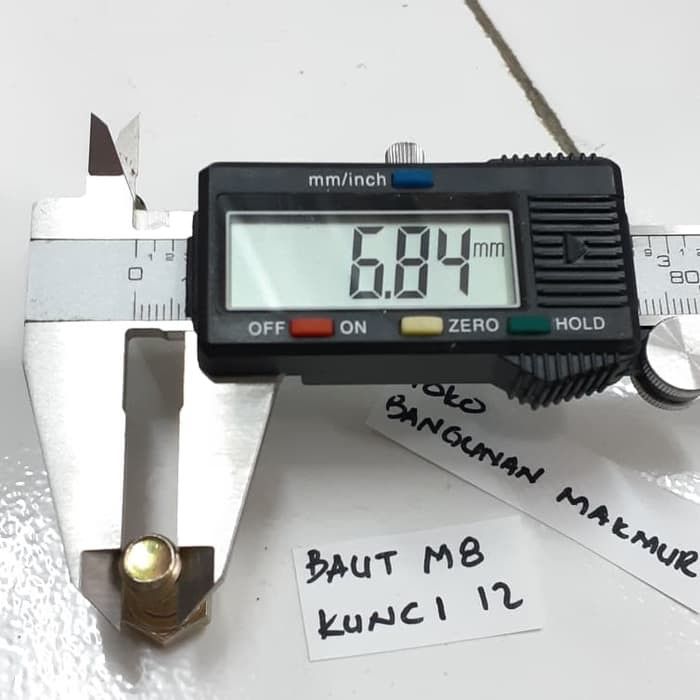 Baut M8 x 15 / Kunci Baut 12 BMK Baut M8x15