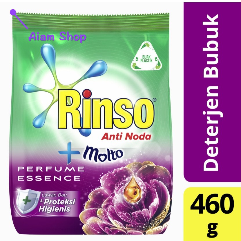 Jual Rinso Molto Deterjen Bubuk Perfume Essense - 400g | Shopee Indonesia