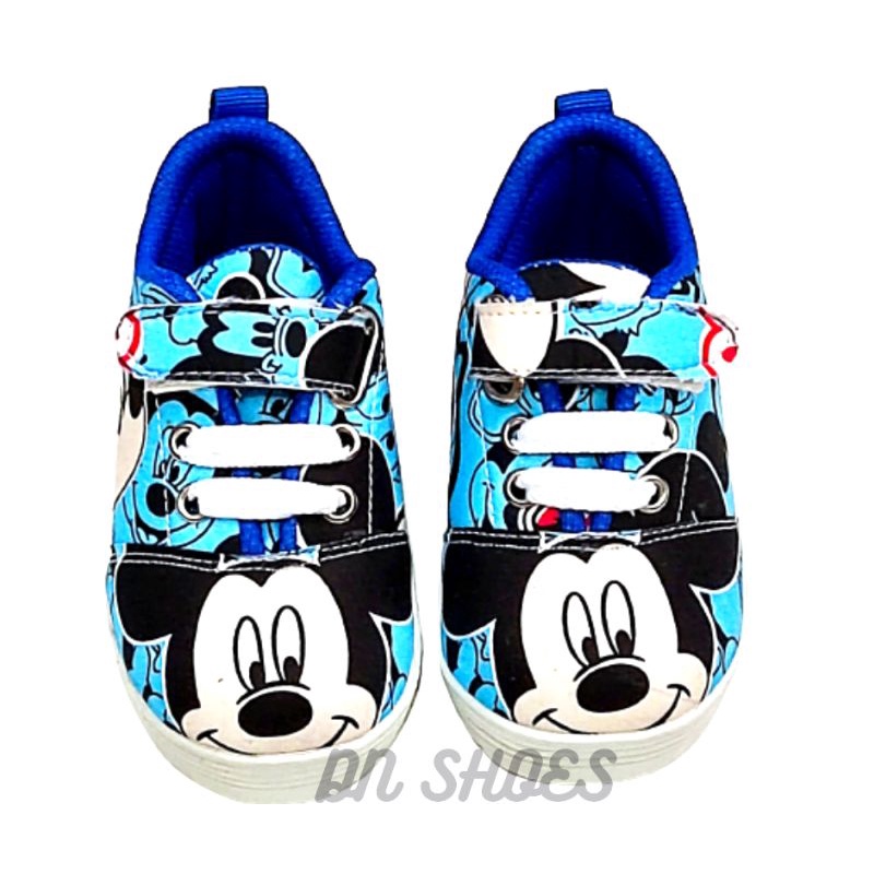 Sneakers Anak Laki Laki Sepatu Anak laki laki Karakter Miki Biru