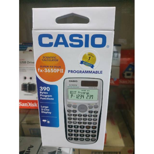 

Casio FX-3650P II scintific calculator original bergaransi