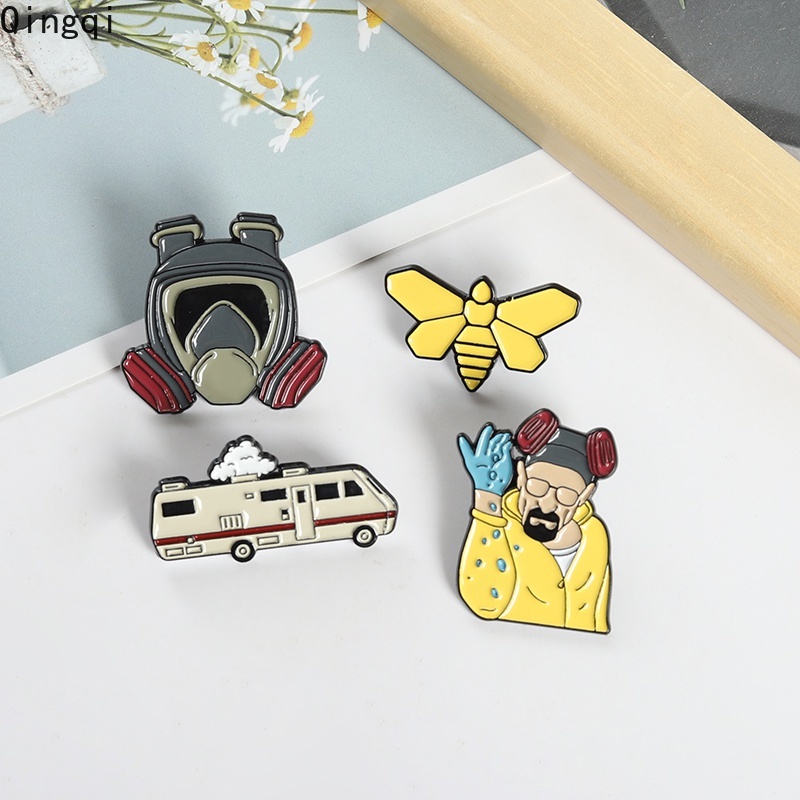 Bros Pin Enamel Desain Serial TV Breaking Bad Untuk Aksesoris Pakaian