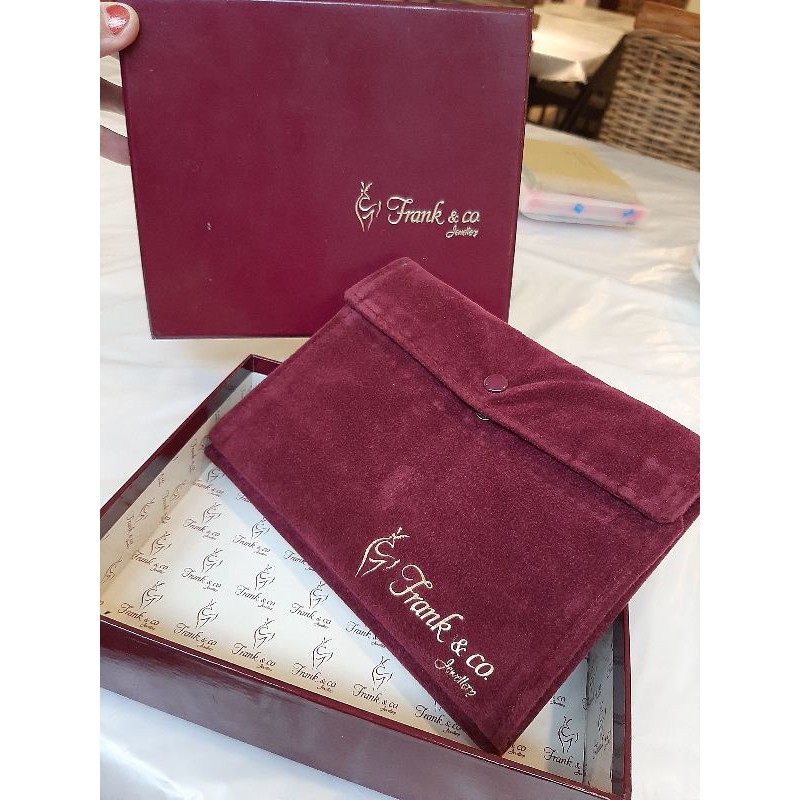 limited Frank and Co gift box with pouch inside