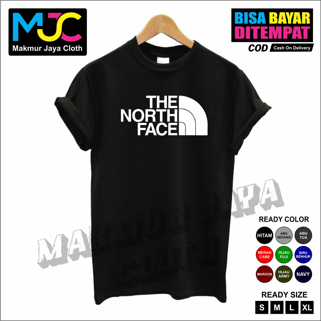 Kaos Tshirt Baju Pria Combed 30s Distro THE NORTH FACE - PREMIUM BRAND Kaos Pria Wanita Cowok Cewek 