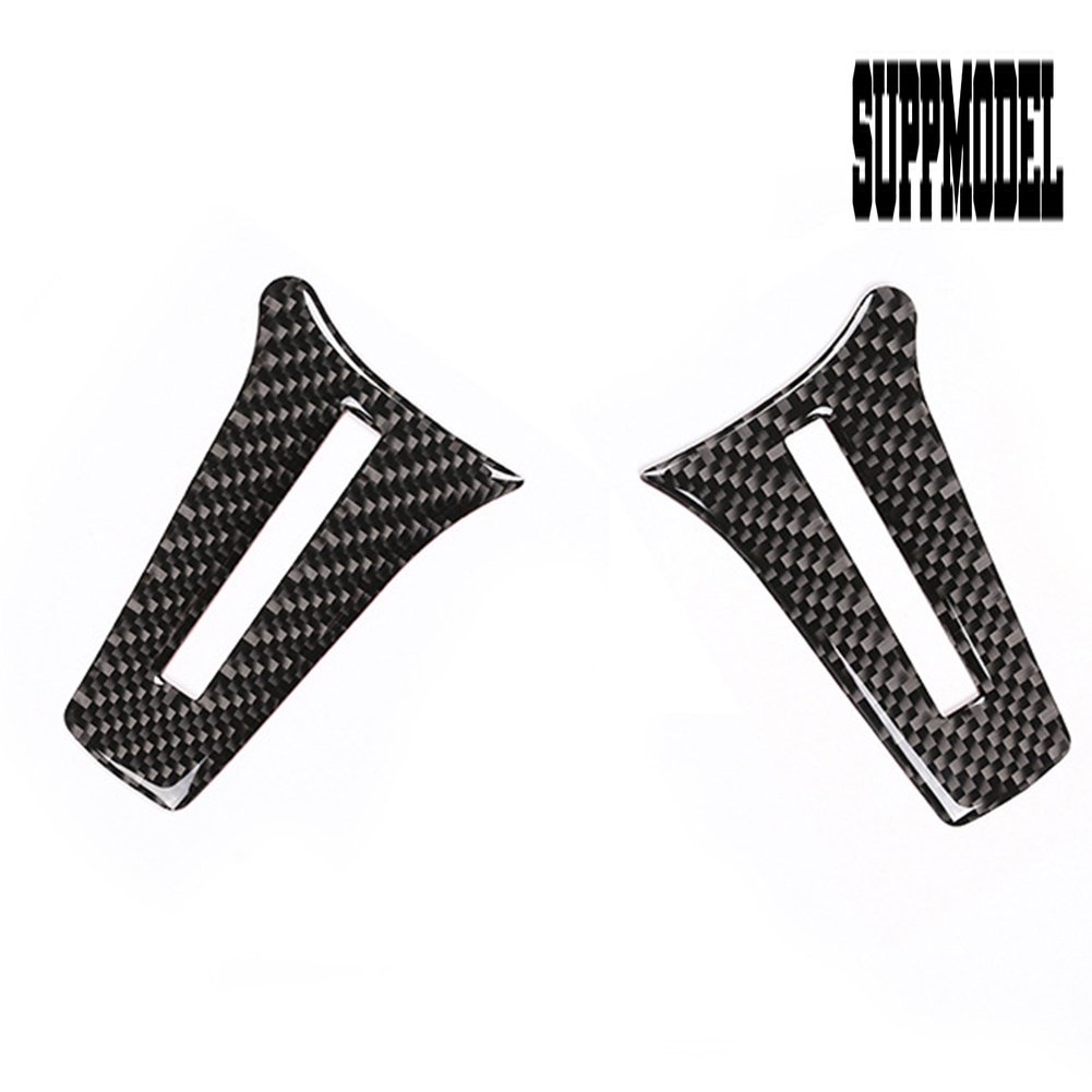 Stiker Cover Stir Mobil Bahan Carbon Fiber