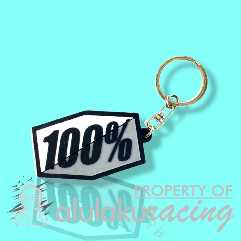 Gantungan Kunci / Keychain Motocross Trail Logo 100 Percent - SP010