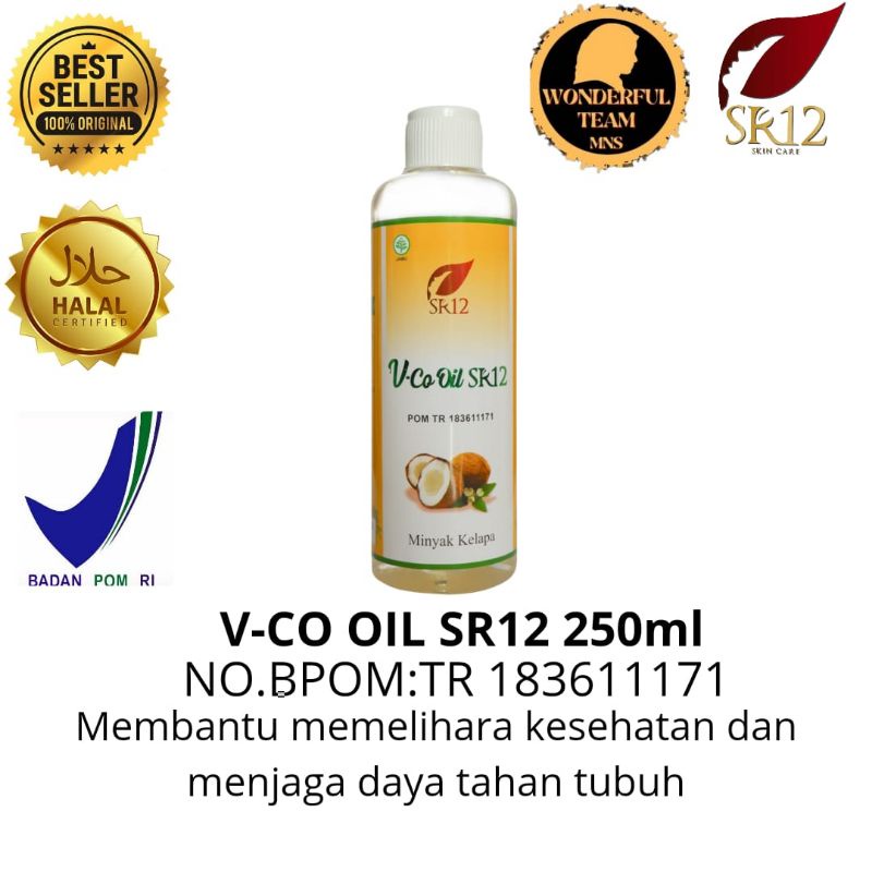 

VICO SR12 250ML/VIRGIN COCONUT OIL/MINYAJ SEJUTA MANFAAT