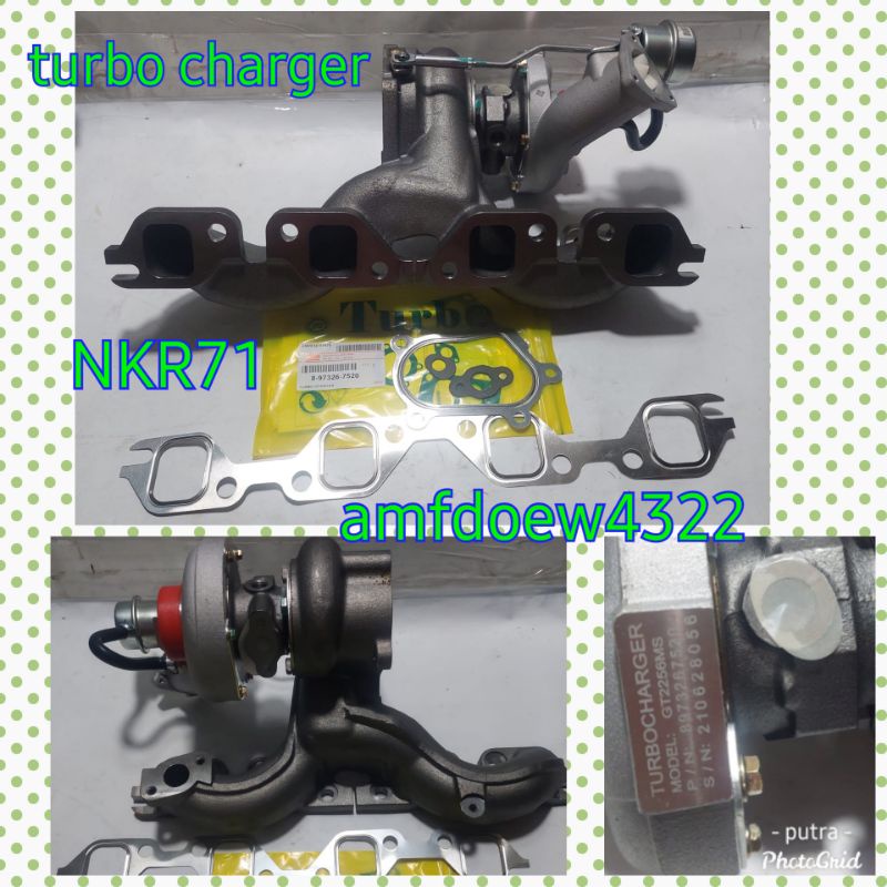 turbo charger turbo cas isuzu nkr71 nkr 71