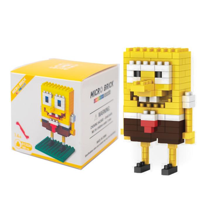 Produk Unggulan Mainan Lego Puzzle Micro Brick Spongebob - Spongebob Berkualitas