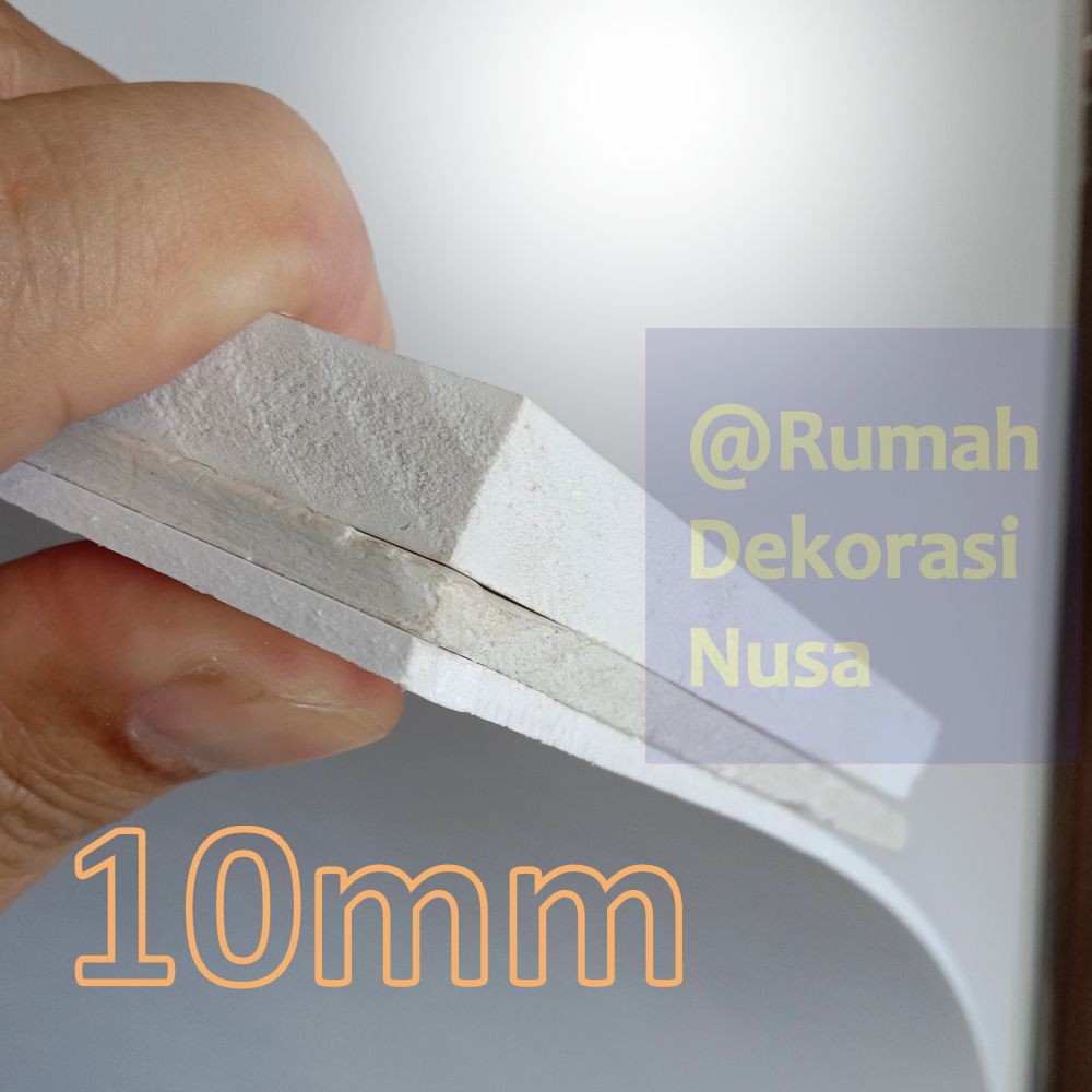 PVC Foam Board 10mm, 40x60cm, PUTIH