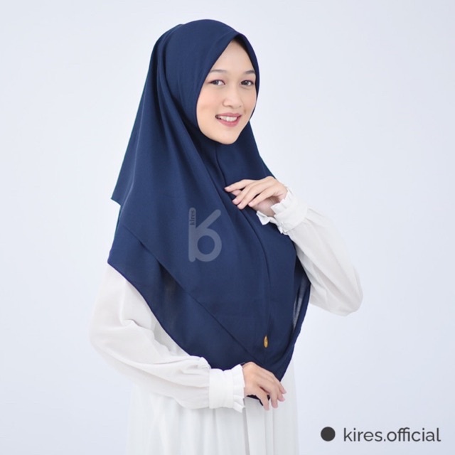 Jilbab Instan / Khimar Bergo 2 Layer Diamond Size 75x85 cm