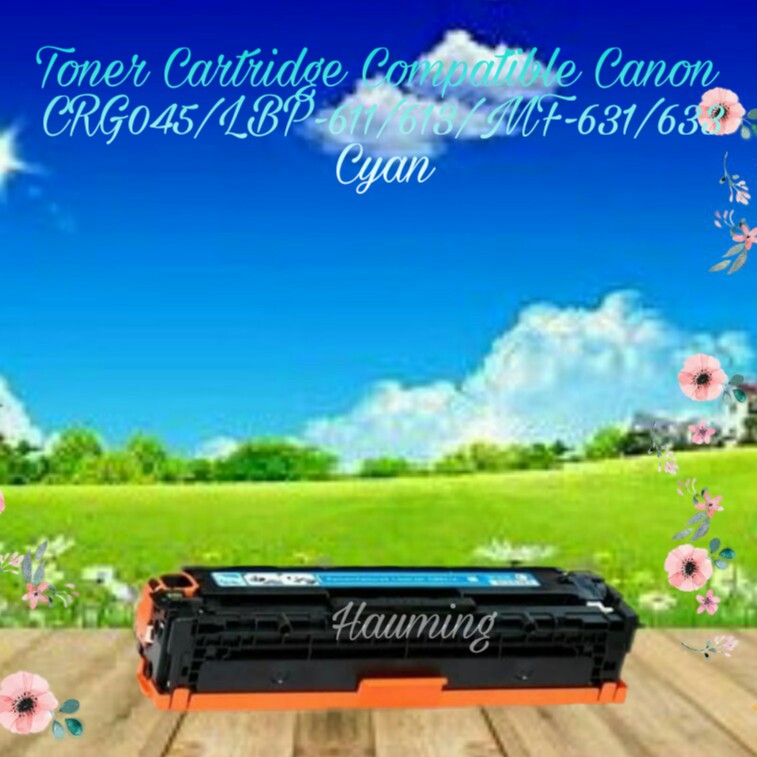 Toner Cartridge Compatible Canon CRG 045 CRG045 LBP612 LBP611 LBP613 MF631 MF632 MF633 MF634 Cyan