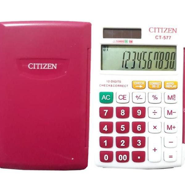 

Wt3Code KALKULATOR CITIZEN CT 577 KALKULATOR 12 DIGIT - WARNA WARNI CITIZEN POCKET SAKU CHECK CORREC