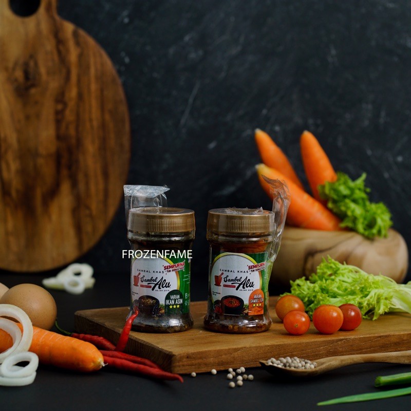 

SAMBEL ALU KEMASAN SAMBEL TERI