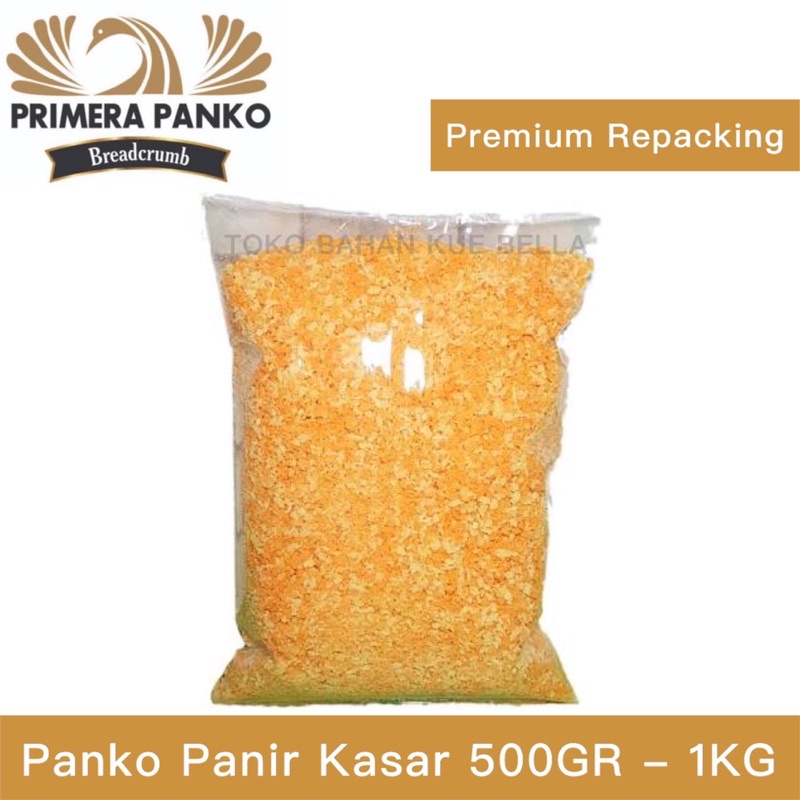 Tepung Roti Kasar PANKO 500gr (REPACK) Panir Putih Mix Bread Crumb