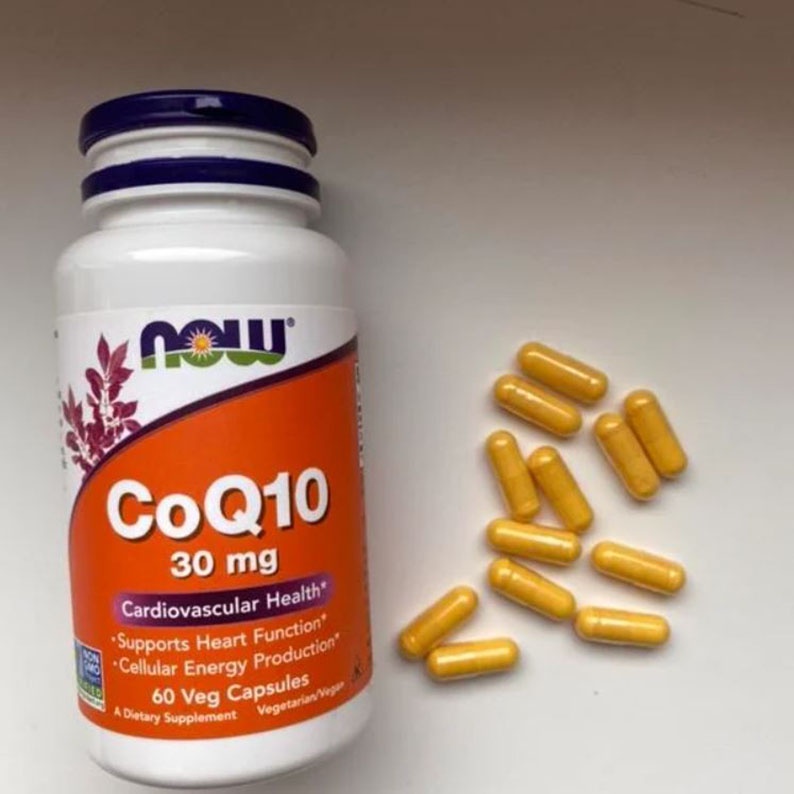 Now Food CoQ10 30 mg 60Vegcap Jaga Jantung Produksi Energi ORI USA NOW