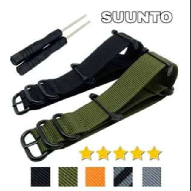 Suunto Core Strap Nylon Zulu Tali Suunto Core Canvas Black