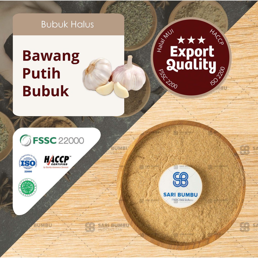 

Bawang Putih Bubuk / Garlic Powder / Bawang / Bawang Putih / Bumbu Masakan / Bumbu / Rempah