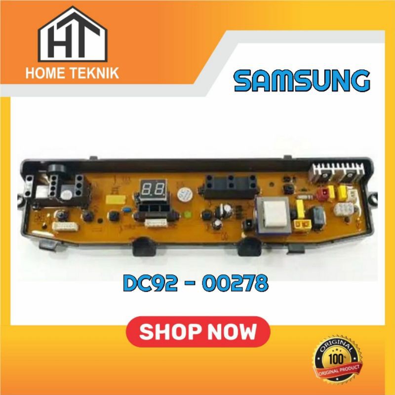 MODUL PCB MESIN CUCI SAMSUNG DIAMOND DRUM WA70V4 WA80V4 WA90F4 kode part DC92 00278 original program