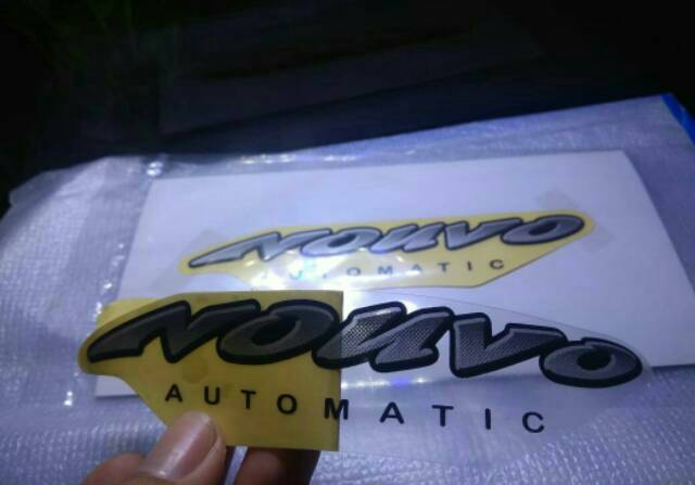 Stiker Temeng Depan Nouvo Nouvo Automatic Transparan