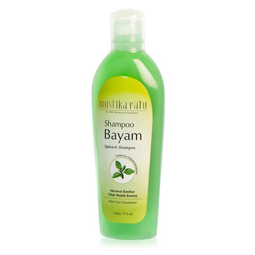 Mustika Ratu Shampoo Bayam   Spinach Shampoo 175ml