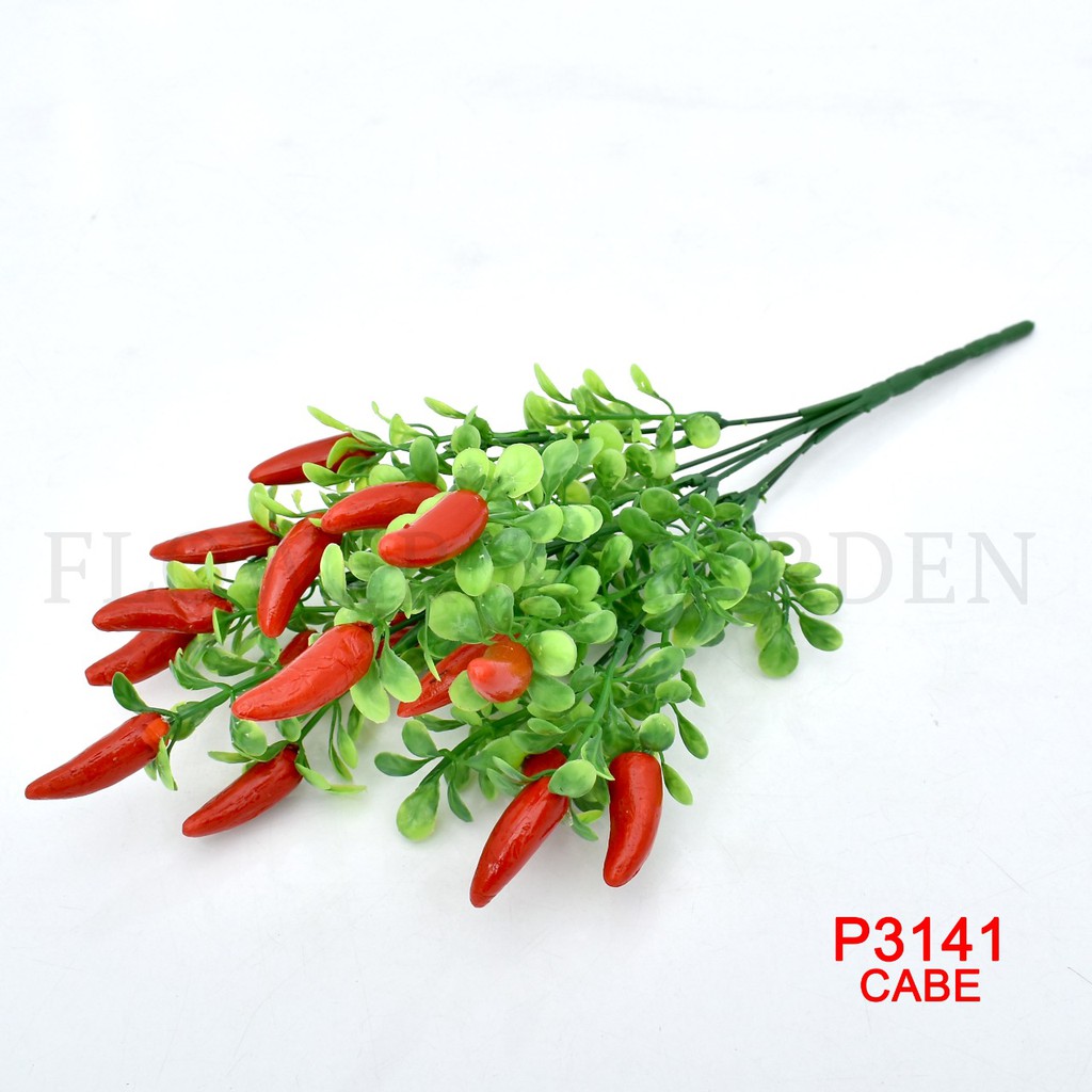 F&G BUAH BUAHAN BUNGA TANGKAI PLASTIK BUNGA ARTIFISIAL BUNGA HIASAN P3141-8