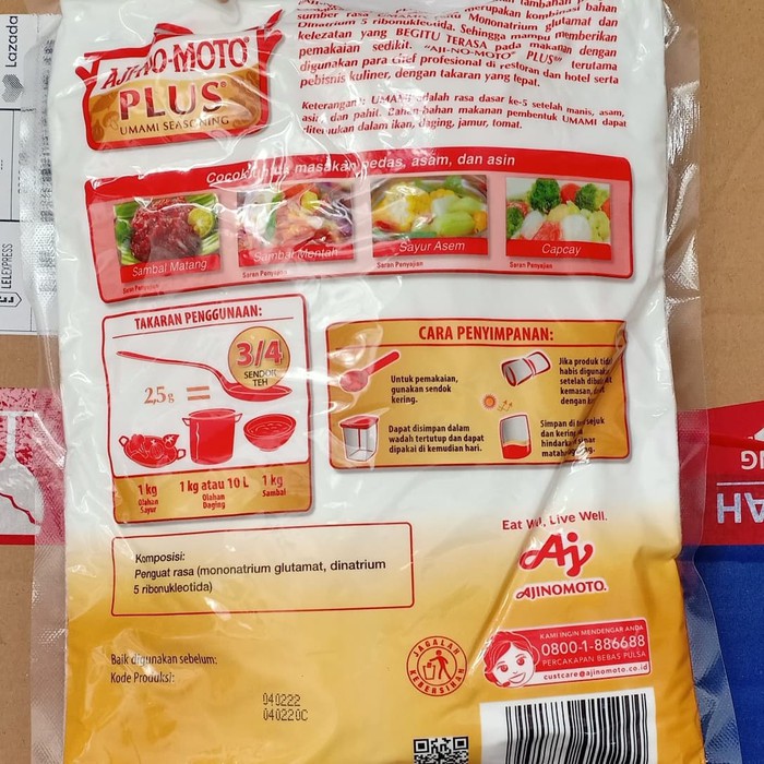 

Produk Terbaru - Ajinomoto Plus Umami Msg 1Kg