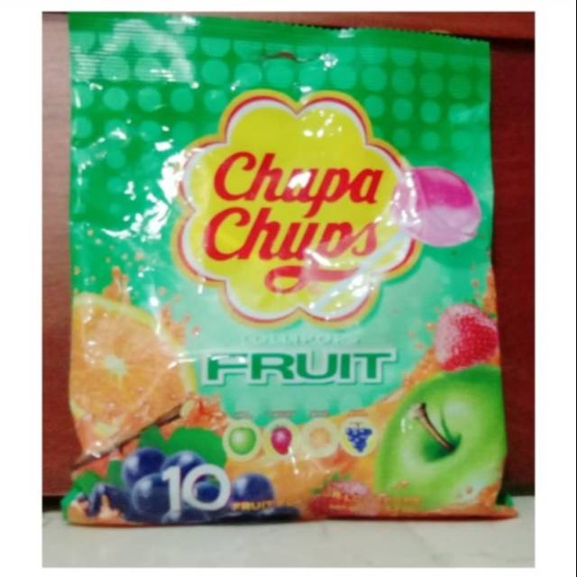 

CHUPA CHUPS LOLLIPOP FRUIT - 10 PCS