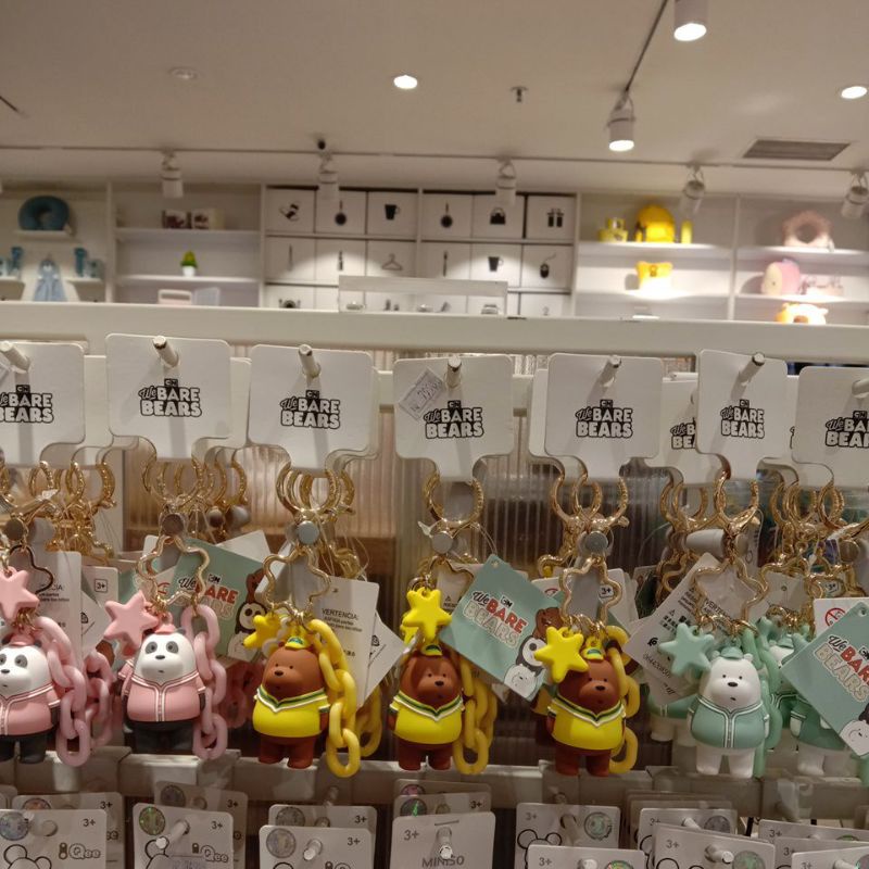 Jual MINISO X WE BARE BEARS KEYCHAIN/ GANTUNGAN KUNCI Shopee Indonesia