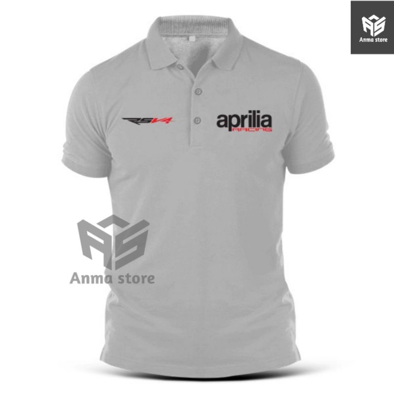 Kaos Kerah Polo shirt Aprilia Rsv4 Racing