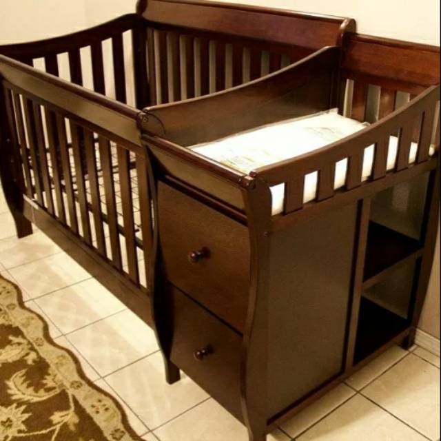 Termurah box bayi kayu jati.