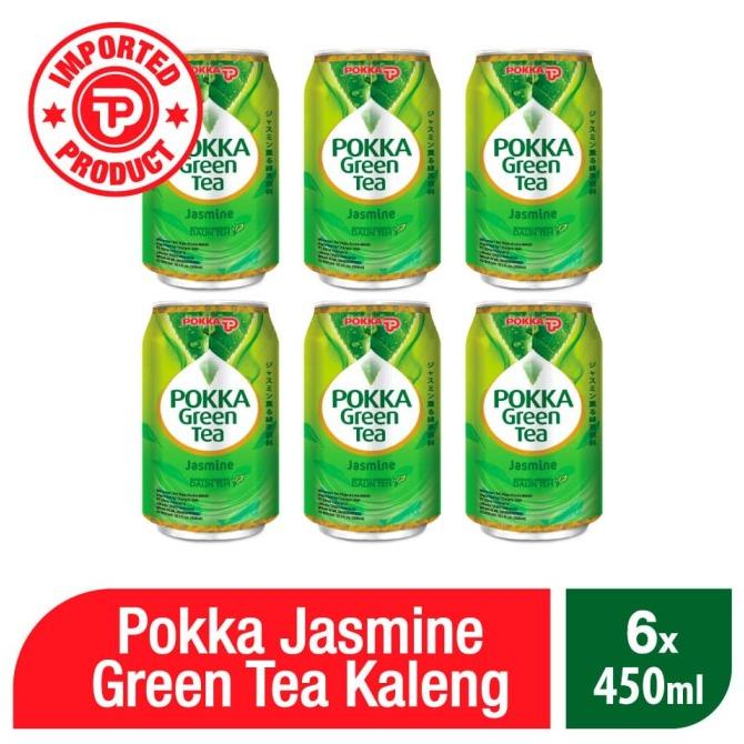 

[ COD ] Pokka Jasmine Green Tea - 300 ML ( 6 Pcs ) TERBATAS Kode 1047