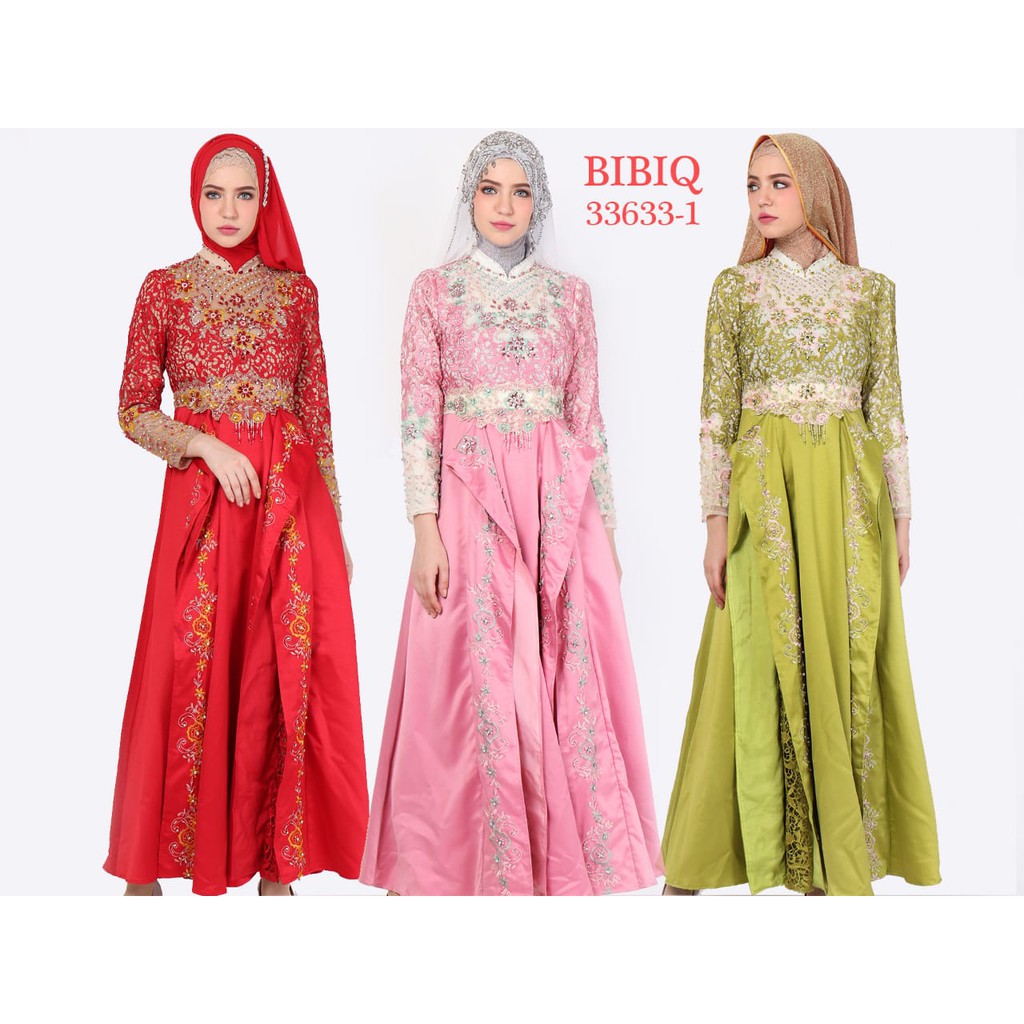 25 Model Gamis Brokat Terbaru 2019